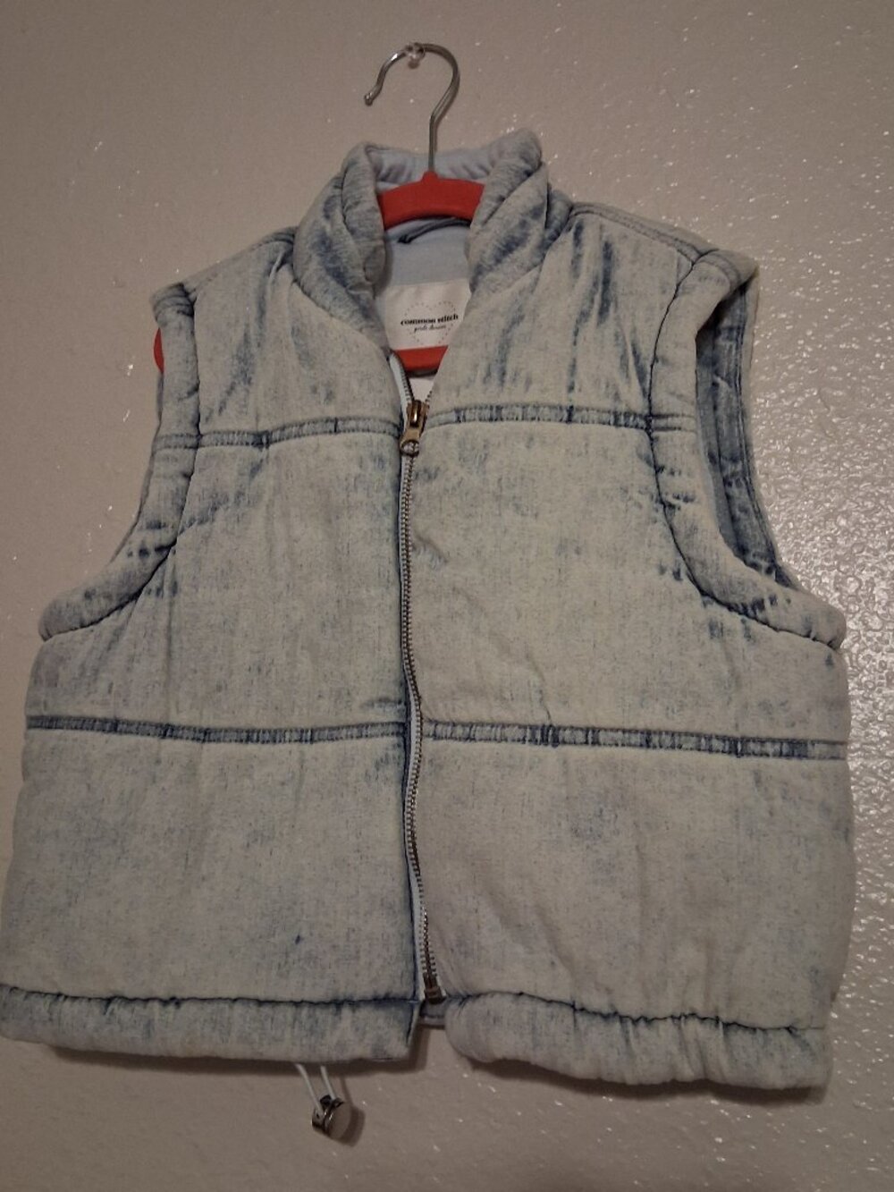 Demin Puffer Vest